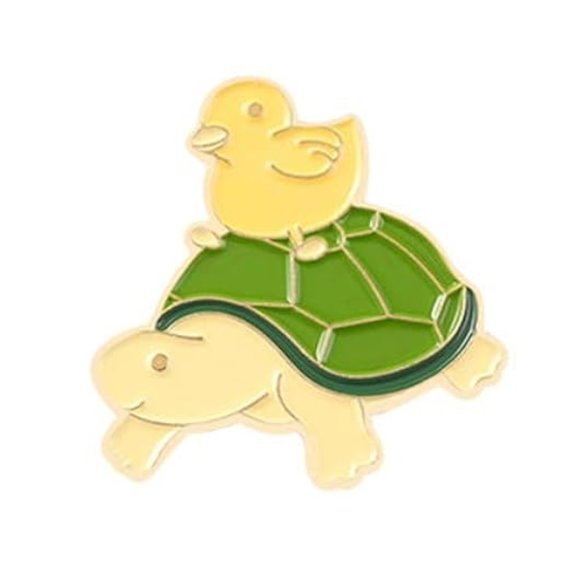 COPY - 3/10$ NWOT cute baby duck riding a turtle - Picture 1 of 1